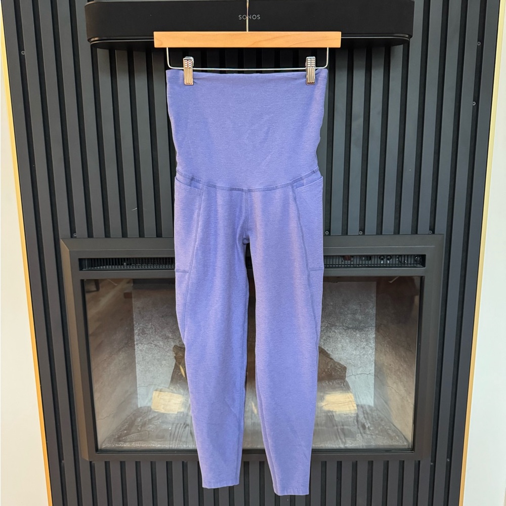 Beyond the Bump Lavender High-Waisted Leggings